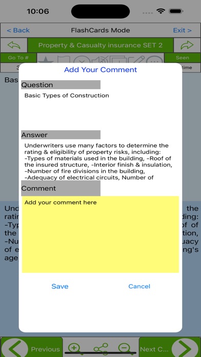 Property-Casualty Insurance Screenshot