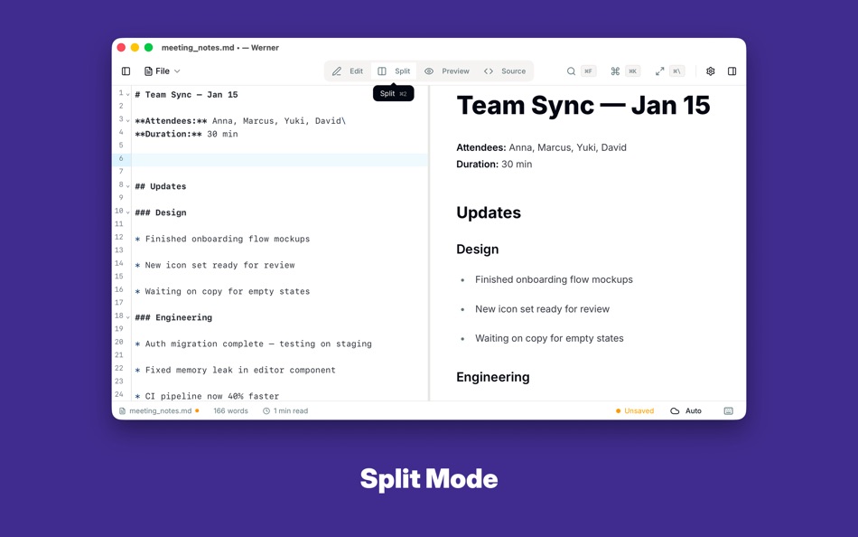 #1. Werner (macOS) De: Artem Novikov