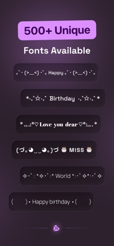 Fonts Style - Lettering Design iPhone screenshot