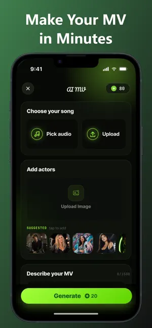 Muvia: AI Music Video Studio screenshot 2
