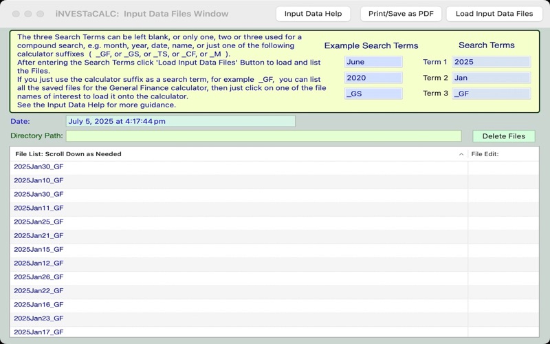 App screenshot
