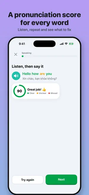 Lingo Real AI Language lessons screenshot 4