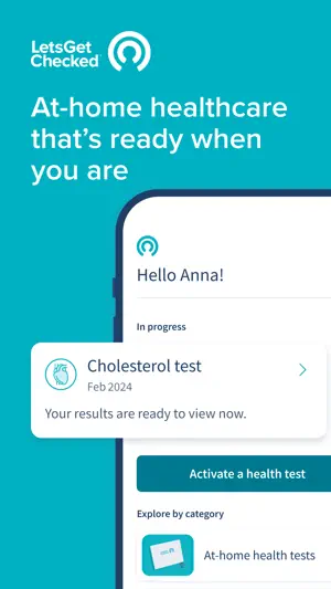 LetsGetChecked: Health Testing screenshot 1