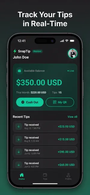SnapTip : Receive Digital Tips screenshot 2