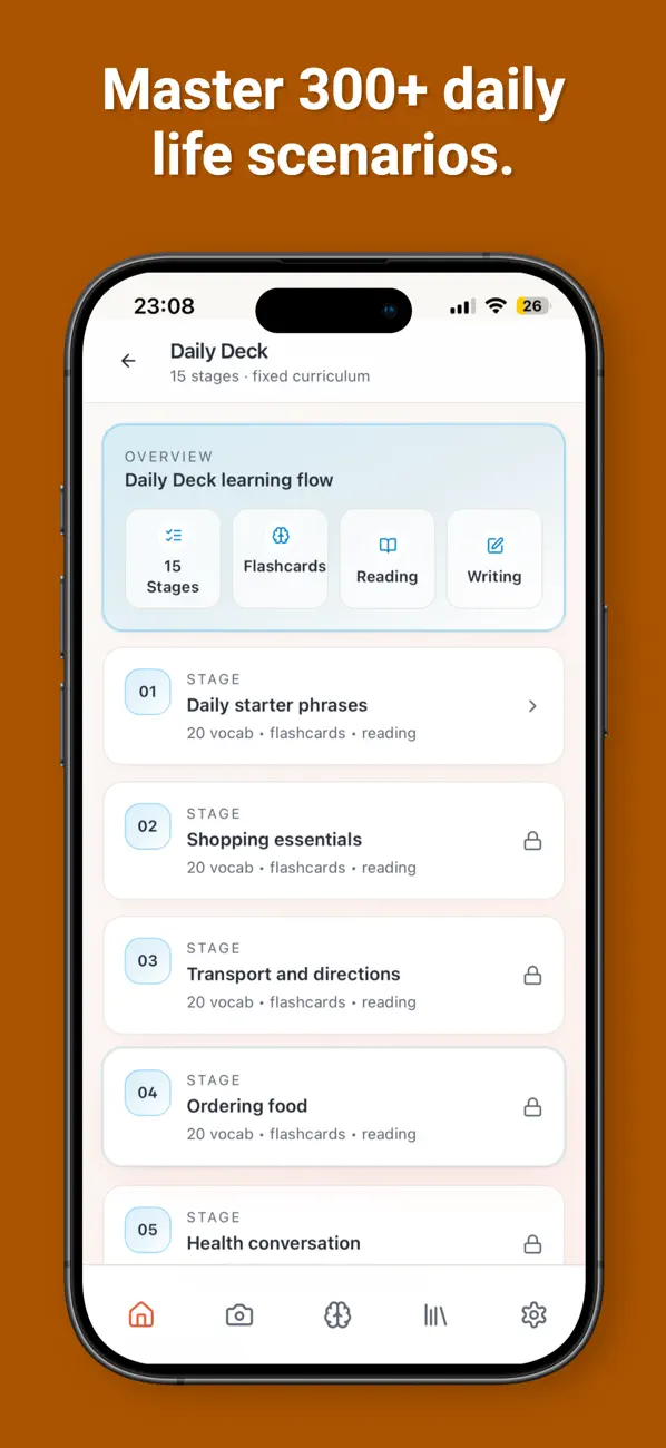 Screenshot #3 pour Recall: AI Language Flashcards