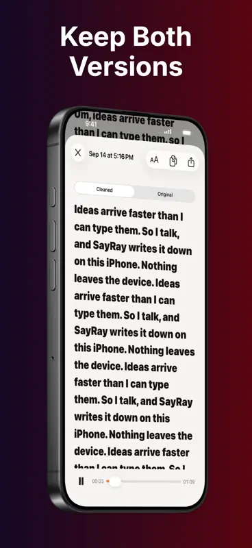 SayRay: Big Text as You Talk screenshot 5 of 8