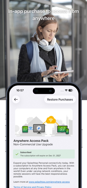 Splashtop Personal for iPhone Screenshot