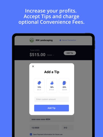 ThryvPay iPad screenshot