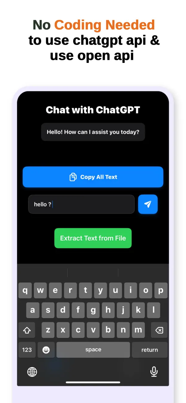 Screenshot #3 pour ai chat by api