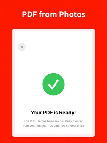 Convert Picture to PDF | iPad screenshot