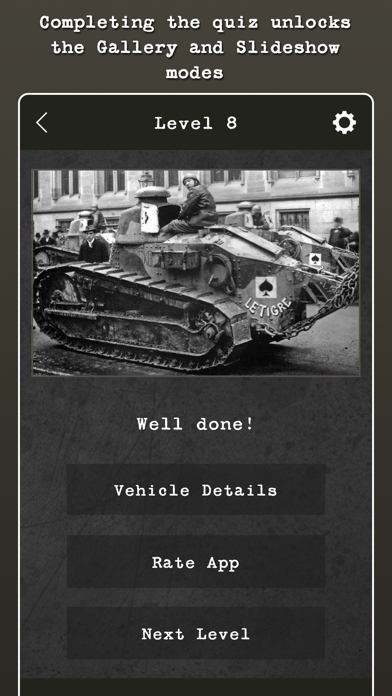 Tank Spotter's Quiz iPhone screenshot 5 - Games app