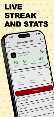 IDIDIT: Quit Habit Tracker iPhone screenshot