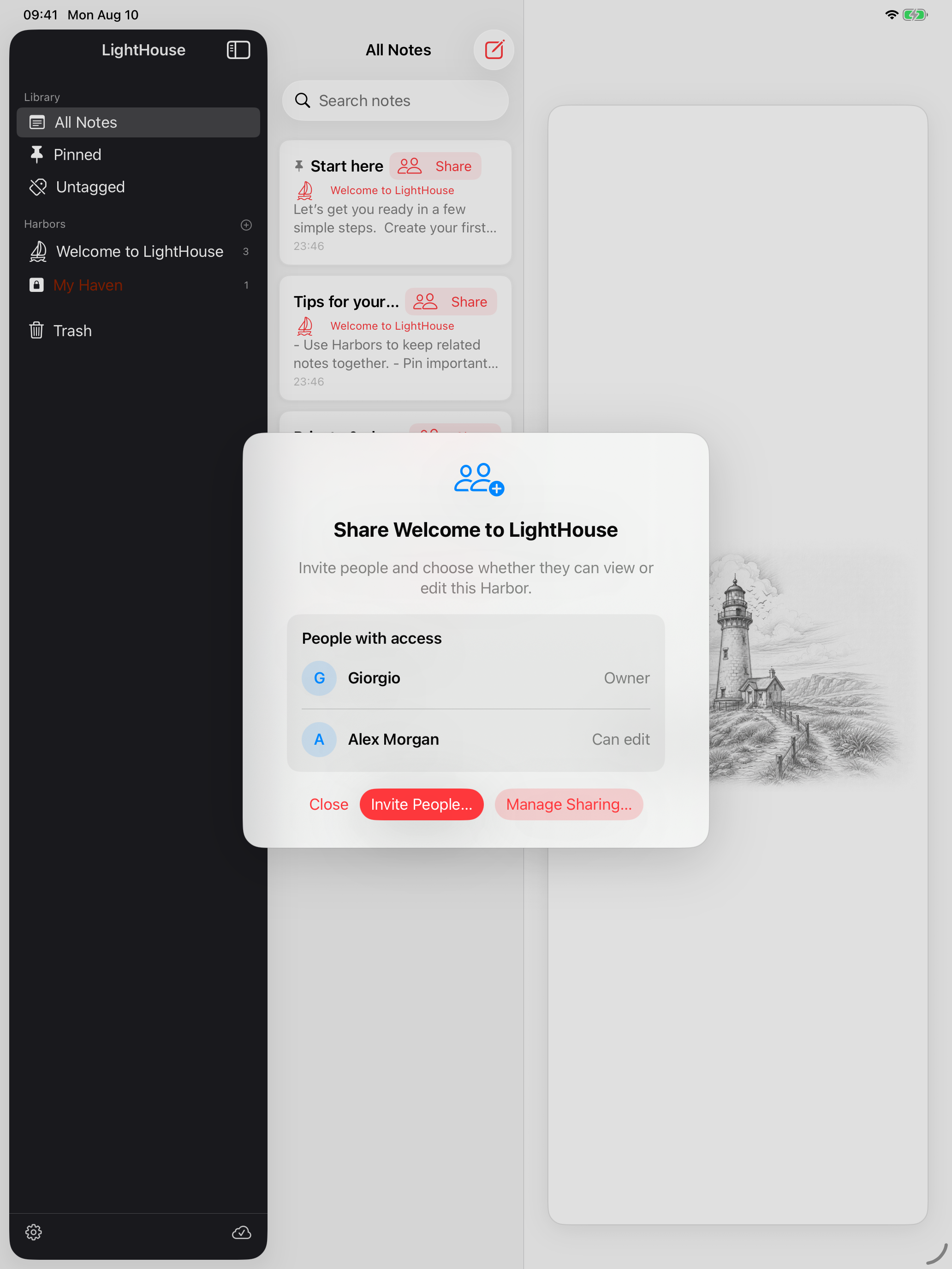 LightHouse Notes screenshot 11