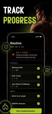 Umax AI - LooksMax Face Score iPhone screenshot