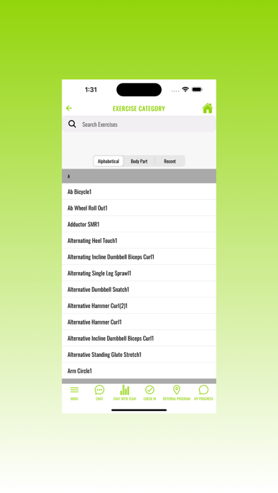 Screenshot 2 of Volv Fitness App