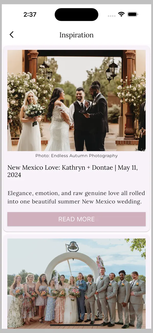 Screenshot #2 pour Wedding Collective