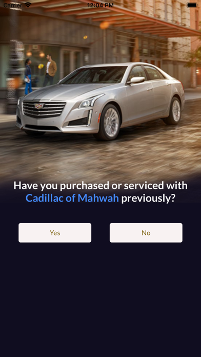 Cadillac of Mahwah DealerApp Screenshot