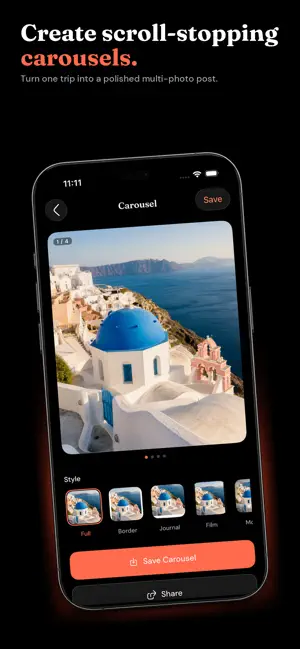 Triply: Travel Photo Editor screenshot 4