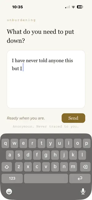 Unburdening: Anonymous Truths screenshot 3