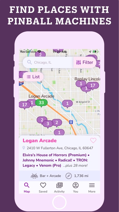 Pinball Map Screenshot