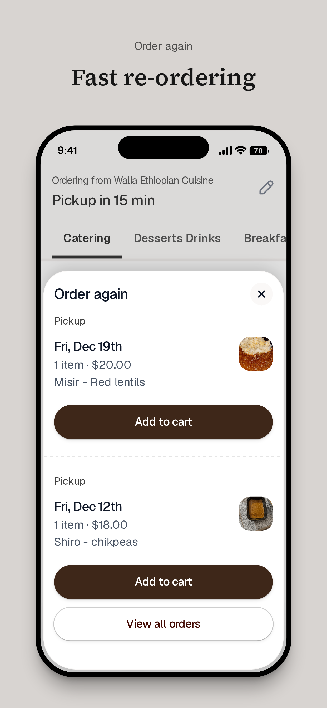 Walia Ethiopian Cuisine screenshot 4