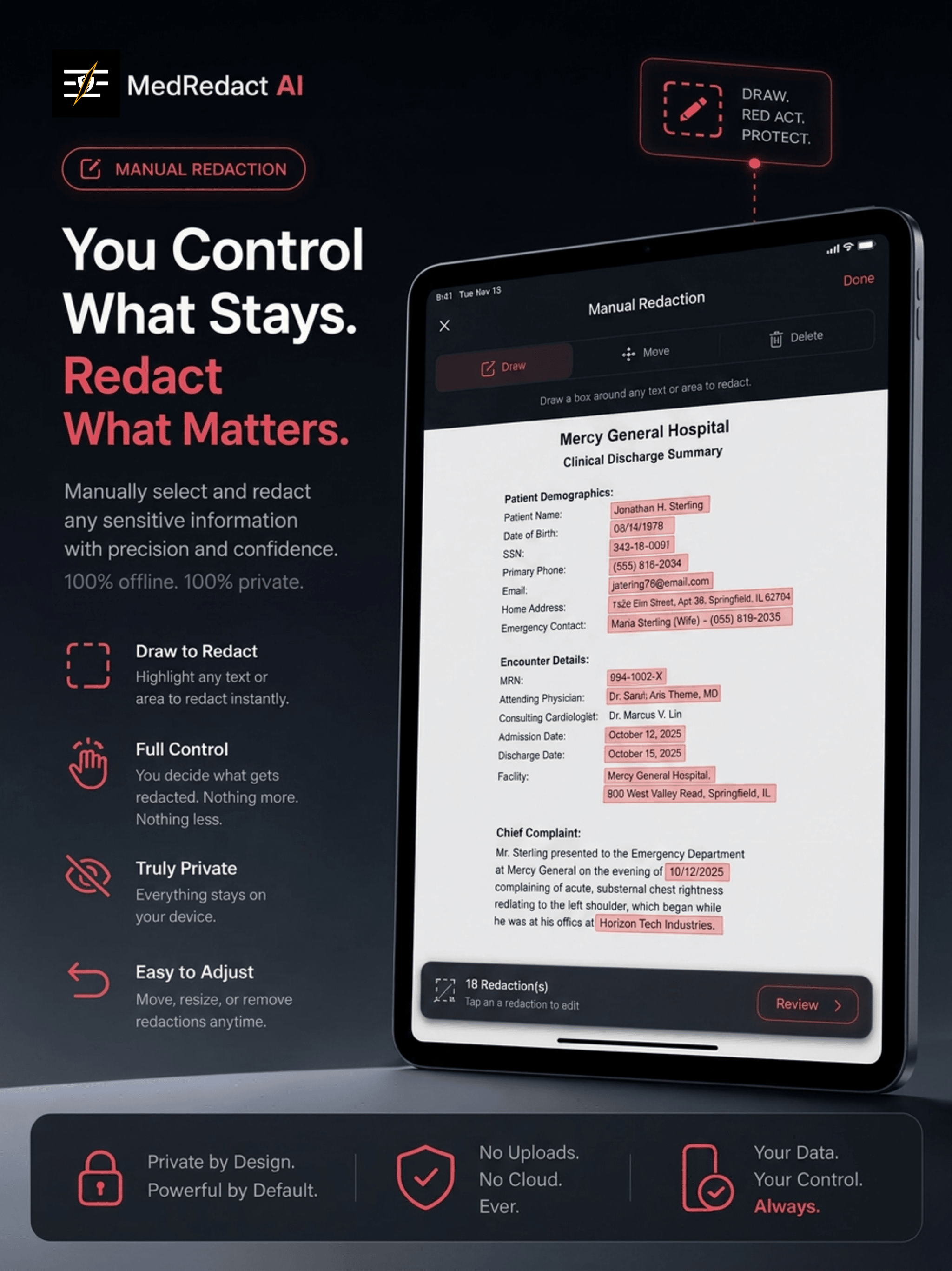 MedRedact: Medical Privacy AI screenshot 8