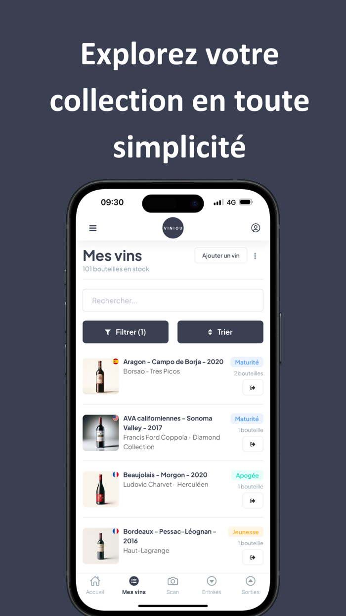 Viniou – Gestão de Adega