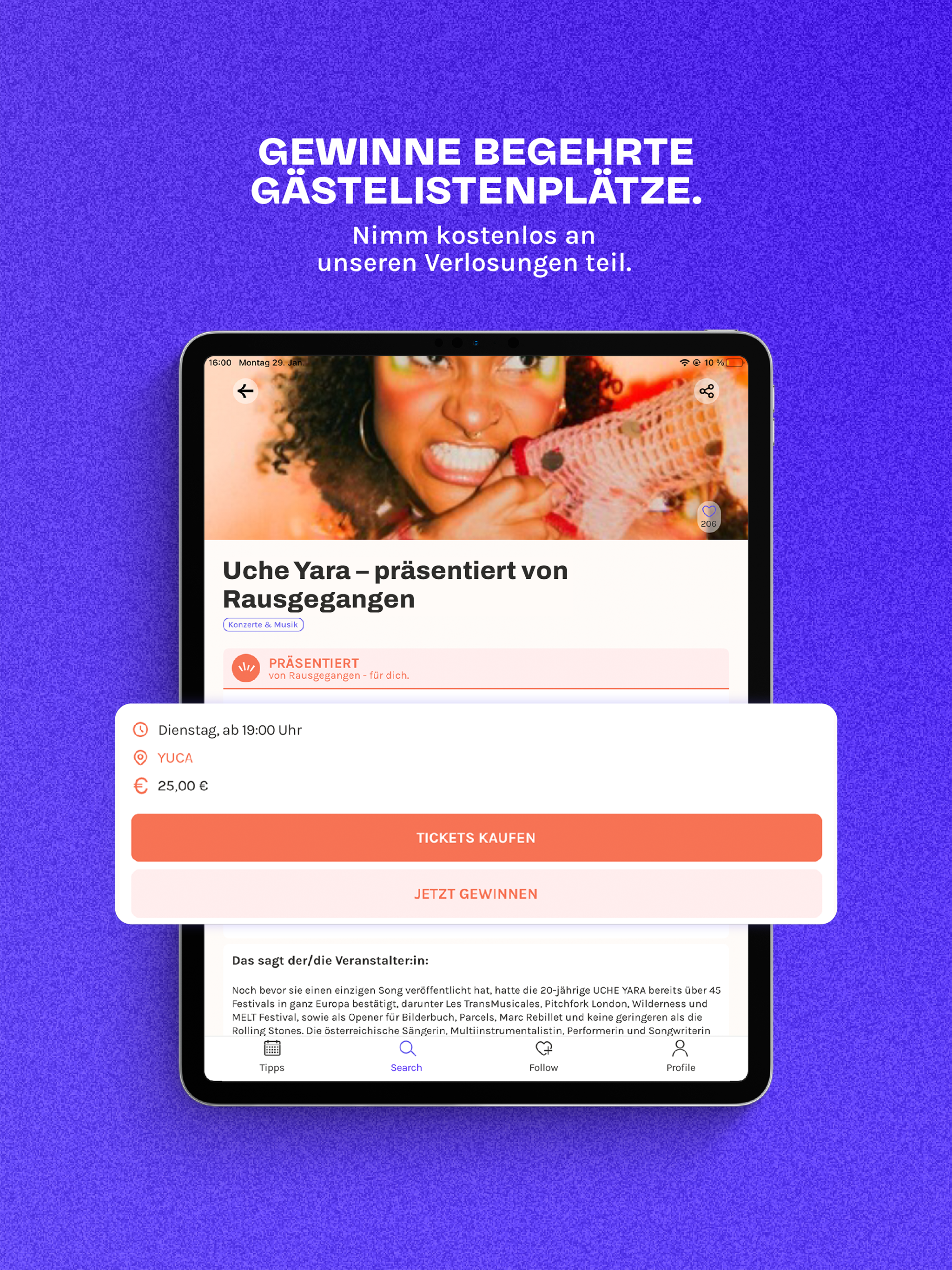 Rausgegangen: Events entdecken