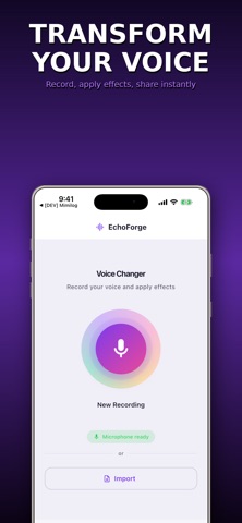 EchoForge：变声器 screenshot