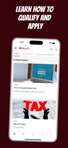 My SSI Benefits - SSA Guide iPhone screenshot
