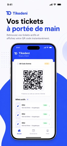 Tikedeni iPhone screenshot