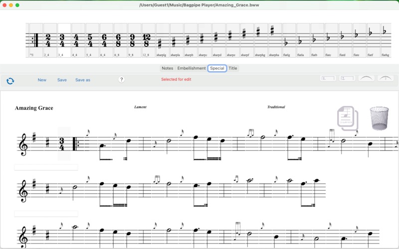 Bagpipe Player Screenshot