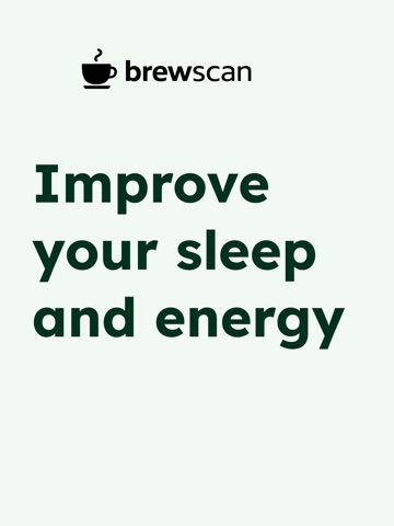 Caffeine Tracker - BrewScan iPad screenshot