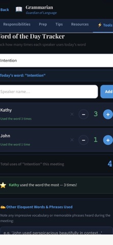 Club Speaker Toolkit screenshot