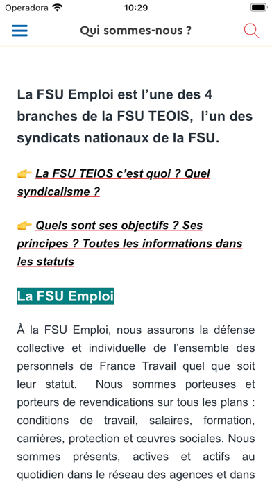 FSU Emploi Screenshot