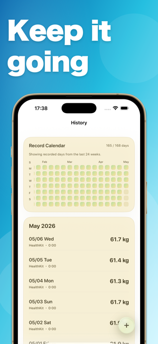 Daily Average Weight Screenshot 4 of 5