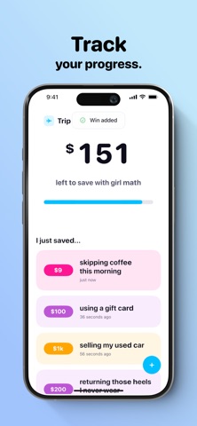Girl Math: Savings Tracker screenshot