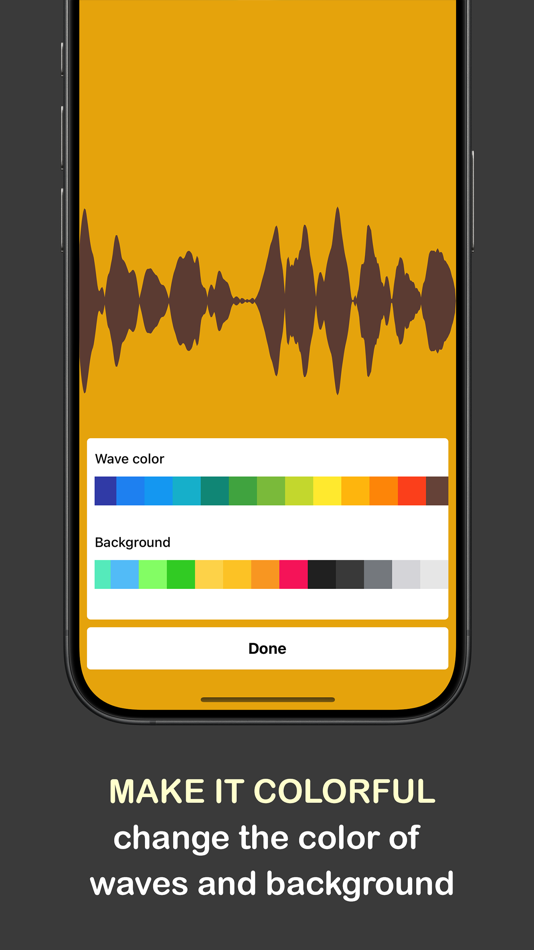 #5. Waveform Visualizer • Audiom (iOS) De: Samira Sadeghi