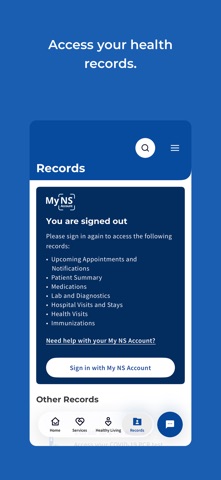 YourHealthNS iPhone screenshot 7