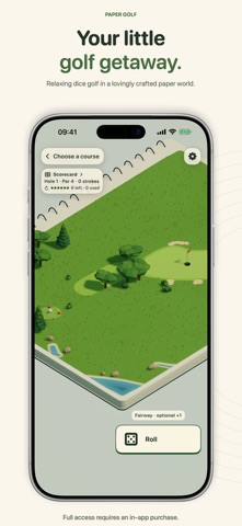 Paper Golf: 3D Dice Game screenshot 1