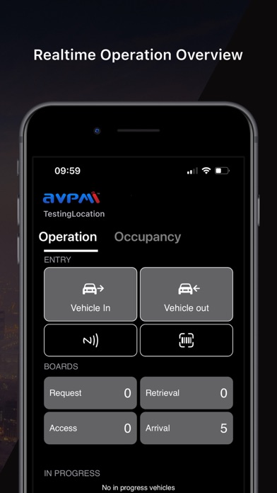 AVPMi Valet Screenshot