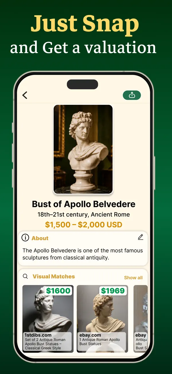Screenshot #3 pour Antique Identifier: AntiBo