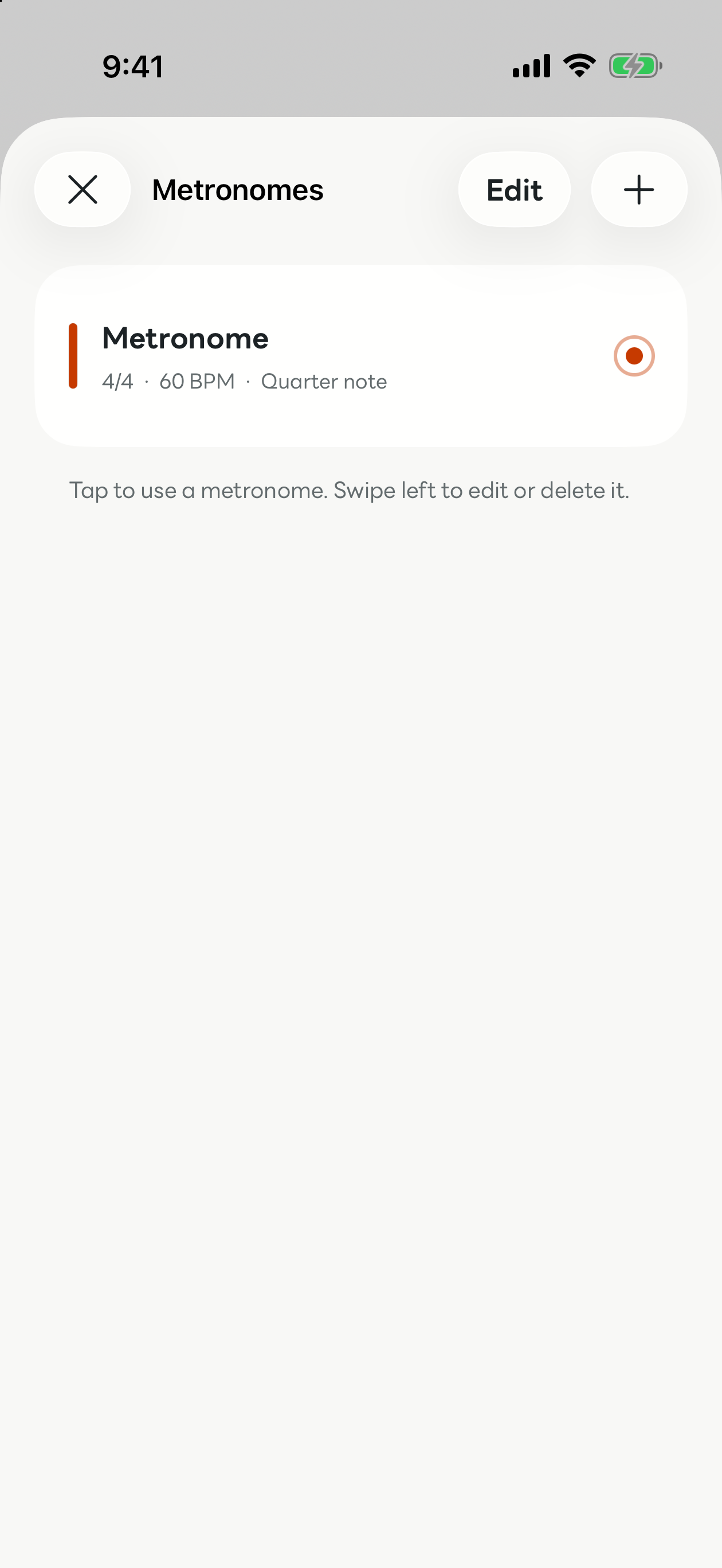 Simple Metronome & Tuner screenshot 4