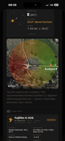 Wildlife Photographers Toolkit screenshot