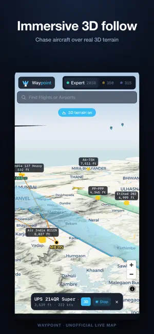 Waypoint — Live Flight Map screenshot 3