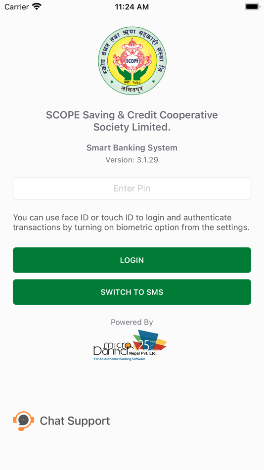 #2. Scope Smart Banking (iOS) Podle: MICRO BANKER NEPAL