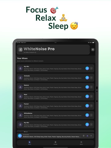 White Noise Pro : Sleep Sounds iPad screenshot
