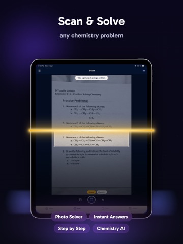 Chemistry Solver AI iPad screenshot
