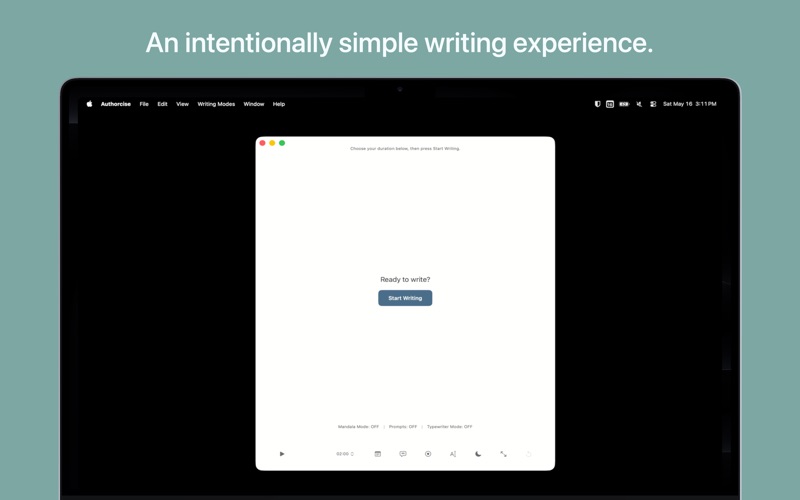 Authorcise screenshot 1