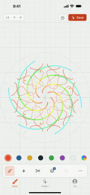Kaleidoscope - Drawing screenshot 1